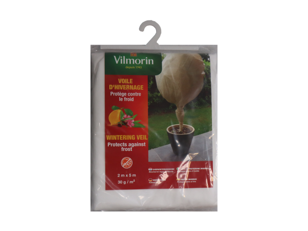 Croissance et protection des végétaux - Voile d'hivernage - 2 m x 5 m - face recto